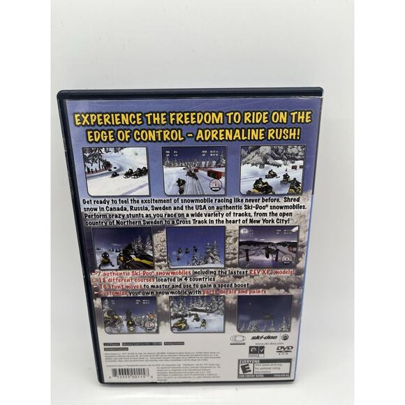 Ski-Doo Snow X Racing (PlayStation 2 PS2, 2007) CIB - TESTED - Picture 5 of 9